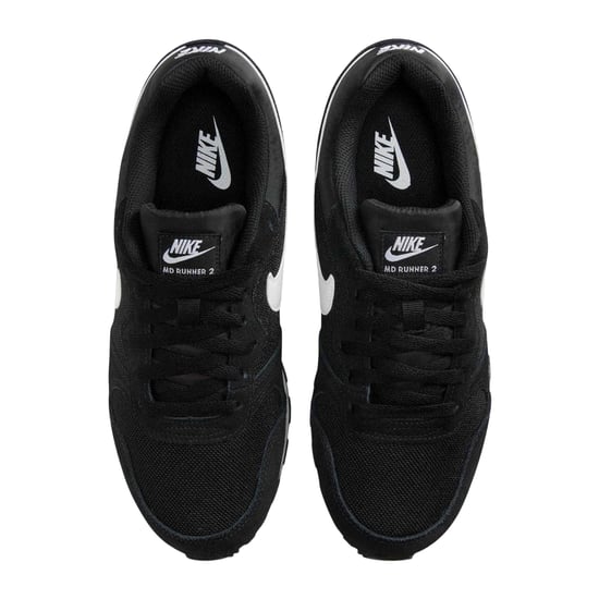 Nike MD Runner 2 platte sportschoenen voor dames (Zwart, Wit) - Image 4