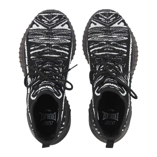 Everlast Heren Rassay-schoenen met vetersluiting (Zwart, Wit) - Image 3