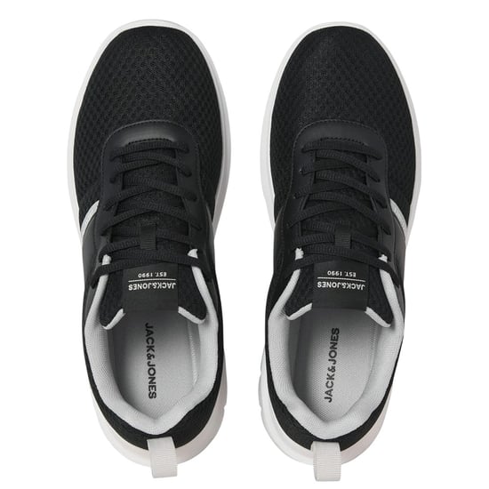 Jack And Jones Mens Taylor Mesh Trainers (Black) - Image 3