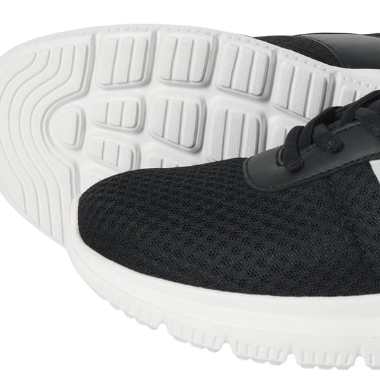 Jack And Jones Mens Taylor Mesh Trainers (Black) - Image 5