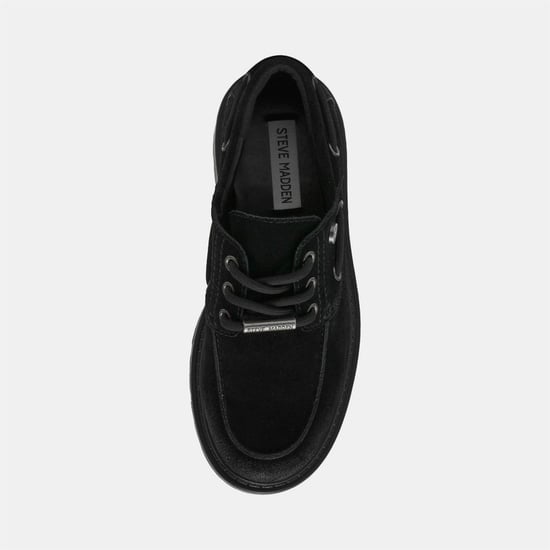 Women's Steve Madden Oaklen Shoes in BLACK SUED - Image 6