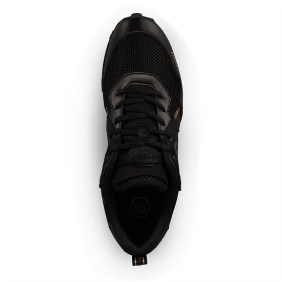 Men's Cruyff Superbia Hex-Tech Trainers in Black Gold - Image 6