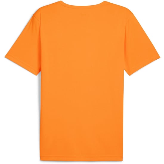 Men's Puma Individualrise Graphic Jersey T-Shirt in Heat Fire - Image 2