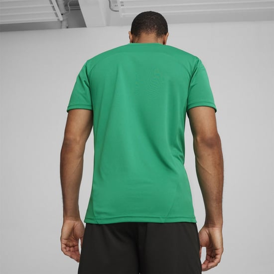 Puma teamFinal Mens Green Training T-Shirt - Image 4