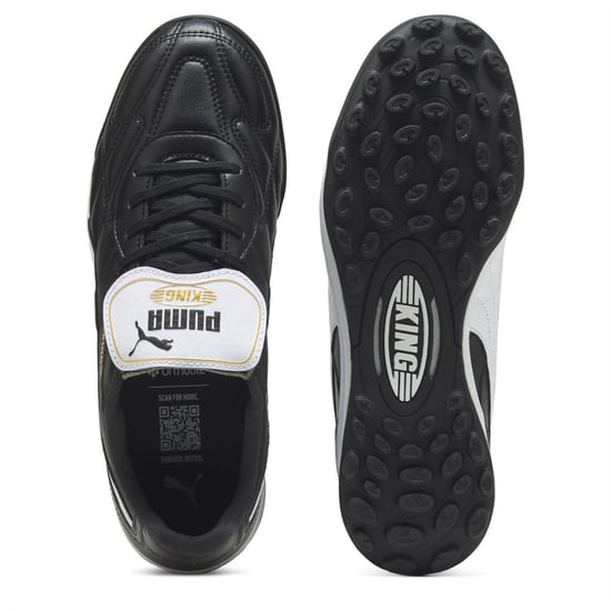 Men's Puma Liga Tt Astro Turf Football Boots in Puma Black - Image 3