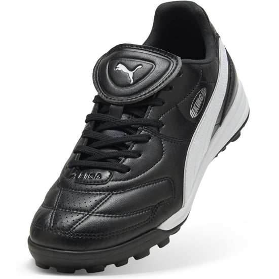 Men's Puma Liga Tt Astro Turf Football Boots in Puma Black - Image 6