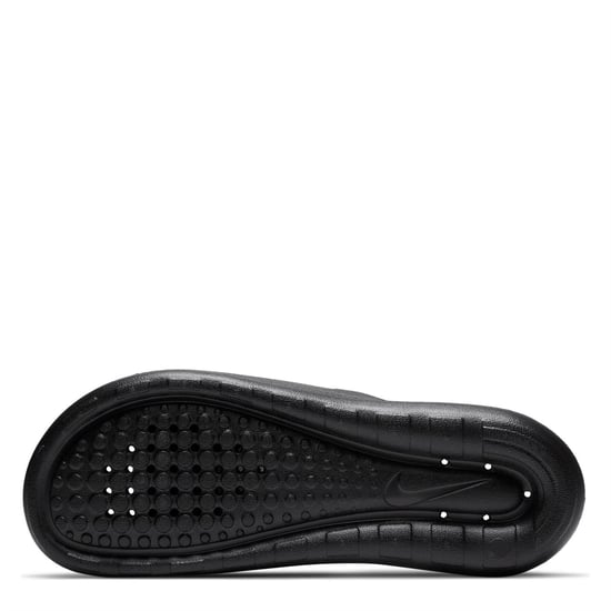 Men's Nike Victori Shower Sliders in Black/White - Image 4