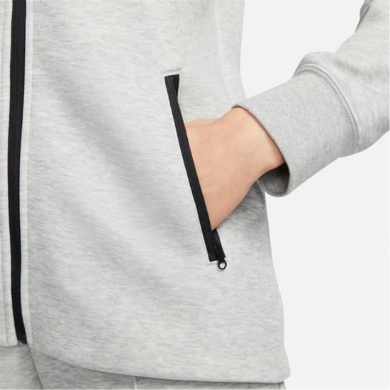 Women's Nike Tech Fleece Windrunner Womens in Grey - Image 4