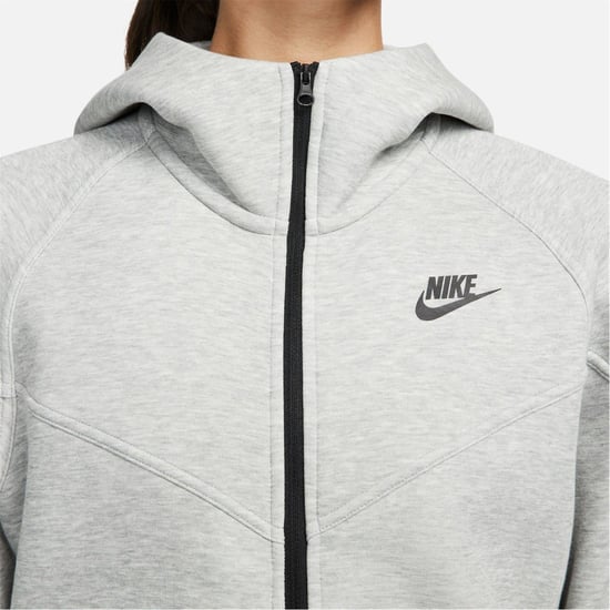 Women's Nike Tech Fleece Windrunner Womens in Grey - Image 5