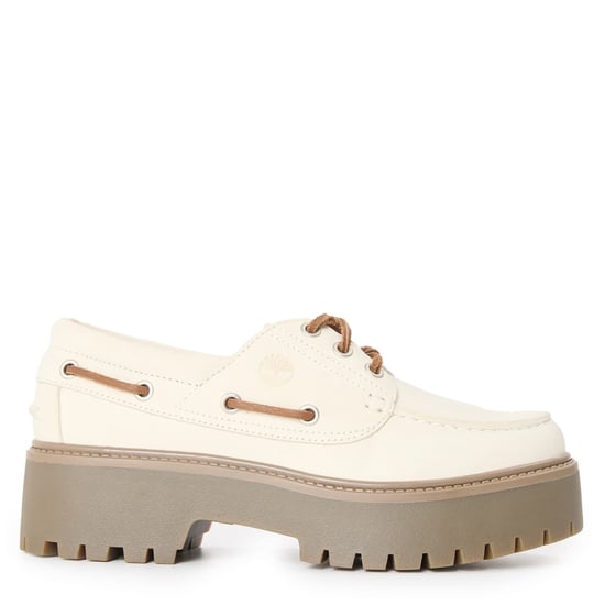 Women's Timberland Stone Street Natural Nubuck Boat Shoes in Natural Nubuck - Image 1