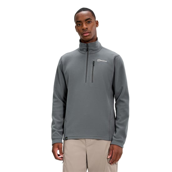 Men's Berghaus Prism Micro Half Zip Fleece in CAVERN - Image 3