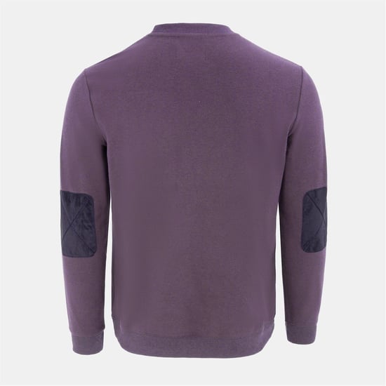 Men's Howick Crew Neck Jumper in Light Purple - Image 2