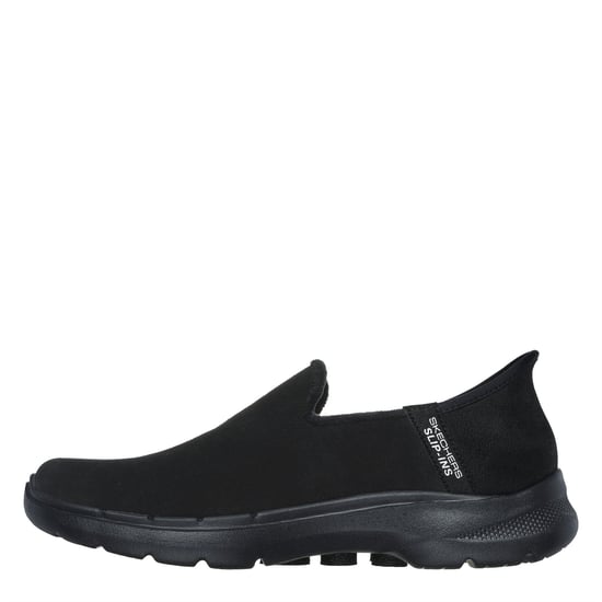 Women's Skechers Gowalk6 Slip-Ins Walking Shoes in Black/Black - Image 2
