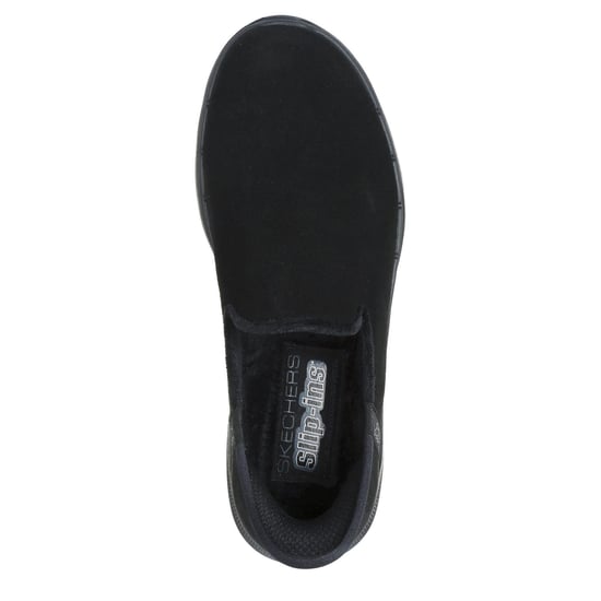 Women's Skechers Gowalk6 Slip-Ins Walking Shoes in Black/Black - Image 5