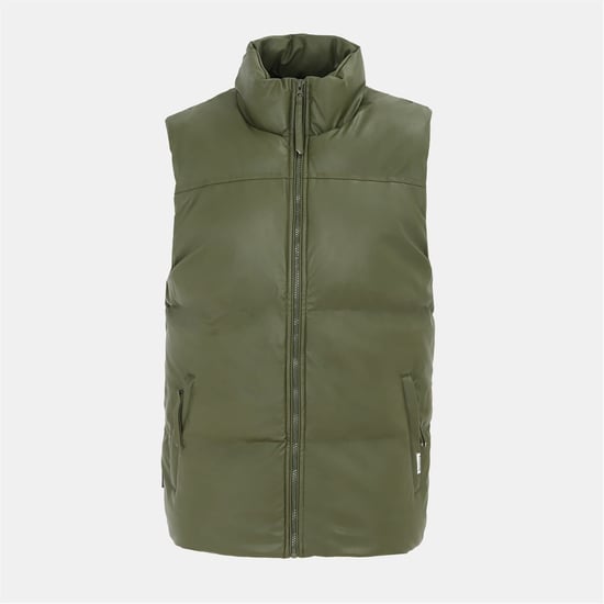 Men's Firetrap Men’s Gilet in Army Green - Image 1