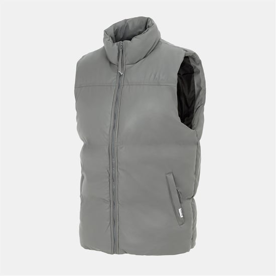 Men's Firetrap Men’s Gilet in Dark Grey - Image 3