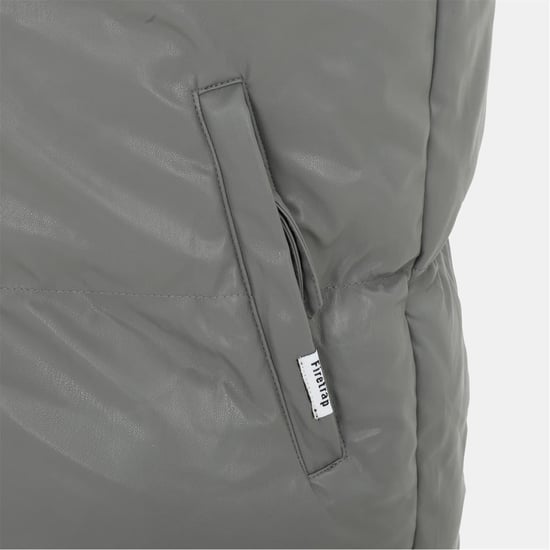 Men's Firetrap Men’s Gilet in Dark Grey - Image 4