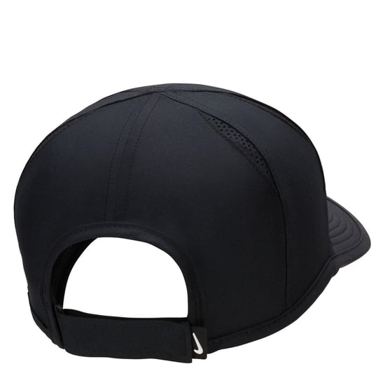 Accessories Nike Logo Print Pre Curved Brim Baseball Cap in Black/White - Image 2