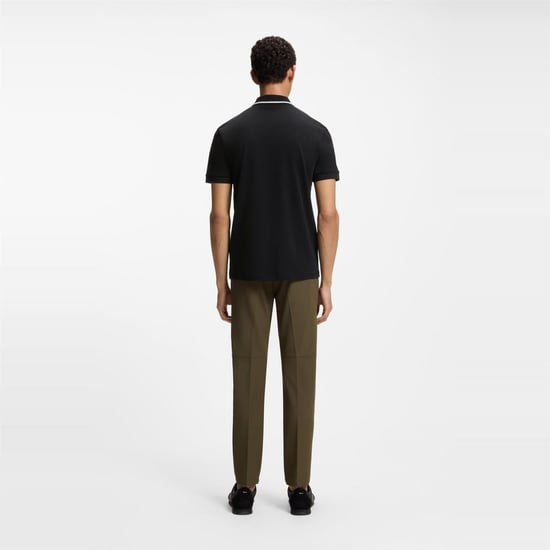 Men's Boss Men's Join Paddy Short Sleeve Polo Shirt in Black - Image 3