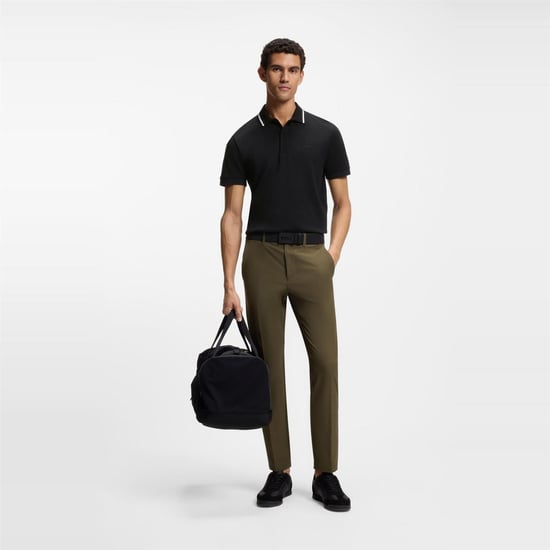 Men's Boss Men's Join Paddy Short Sleeve Polo Shirt in Black - Image 5