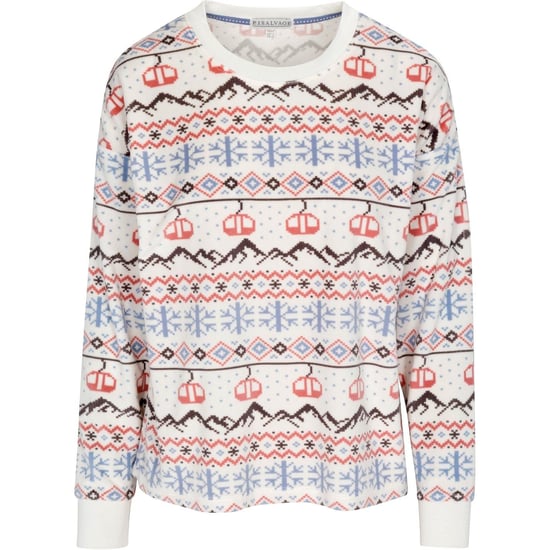 Women's PJ Salvage Salvage Christmas Shirt in Off-White - Image 1