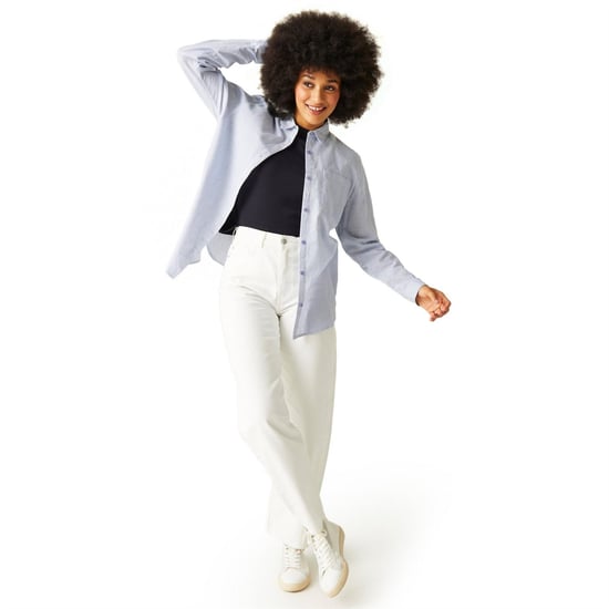 Regatta Womens Primevere Cotton Blend Long Sleeved Shirt - Image 3