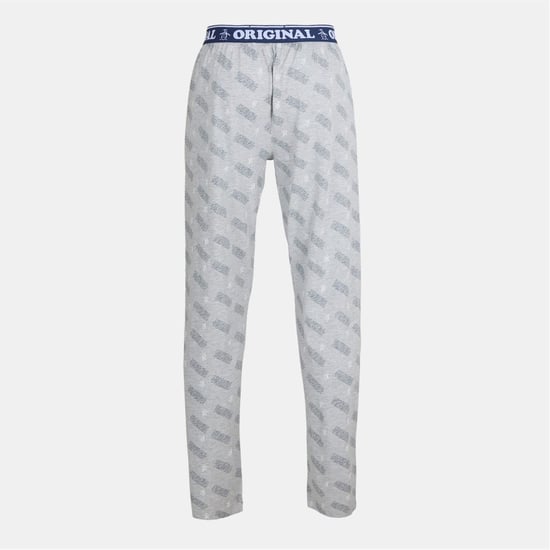 Original Penguin Lounge Mens Grey Pyjamas Bottoms - Image 2