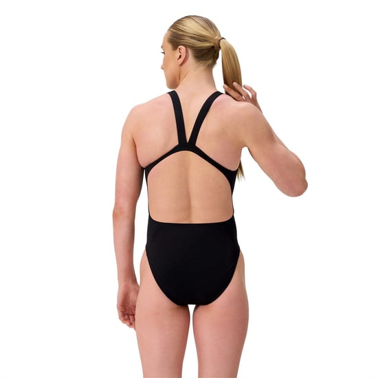 Women's Speedo Fl Solid Lead in Speedo Blk Nrf - Image 3