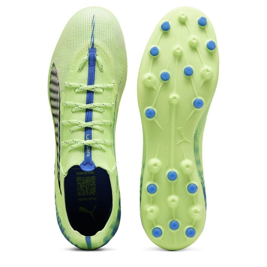 Puma Ultra 5 Pro MG Mens Green Football Boots - Image 3