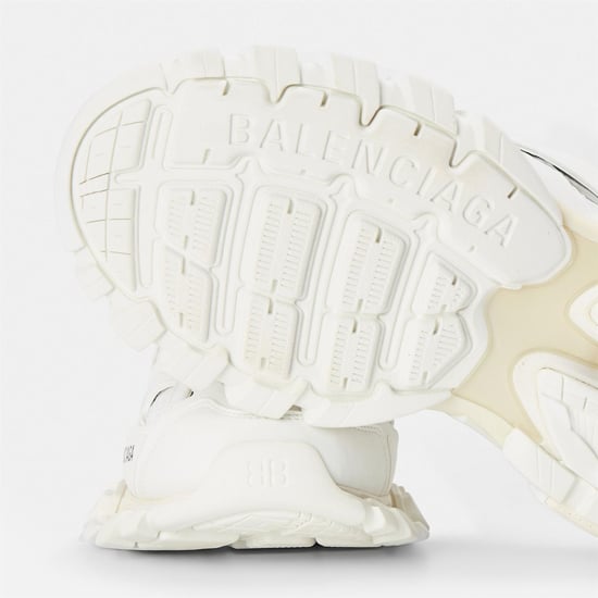 Men's Balenciaga Trainer Mules in White - Image 4