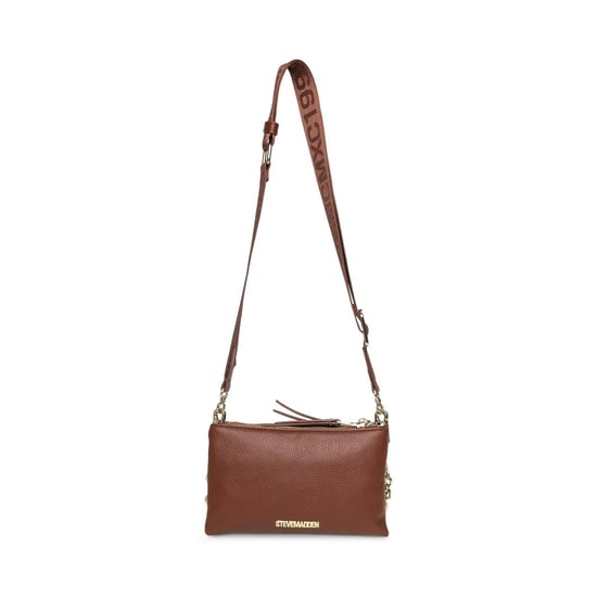 Accessories Steve Madden Bnicco Cross Body Bag with Embossed Logo in COCOA - Image 2