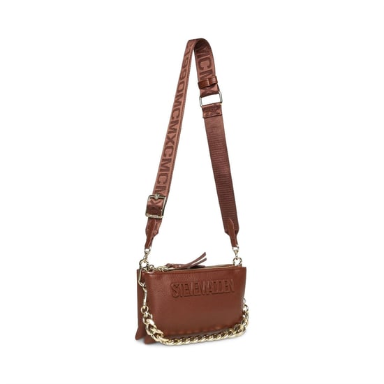 Accessories Steve Madden Bnicco Cross Body Bag with Embossed Logo in COCOA - Image 3