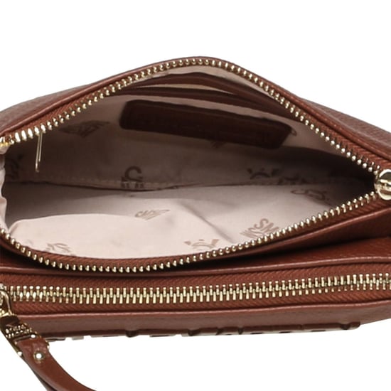 Accessories Steve Madden Bnicco Cross Body Bag with Embossed Logo in COCOA - Image 5
