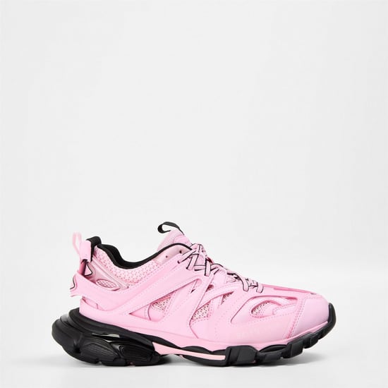 Women's Balenciaga Track Mesh Sneakers in Pink/Black - Image 1
