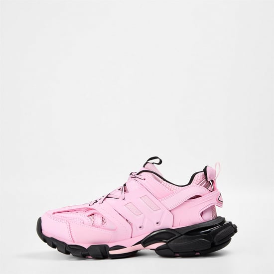 Women's Balenciaga Track Mesh Sneakers in Pink/Black - Image 2