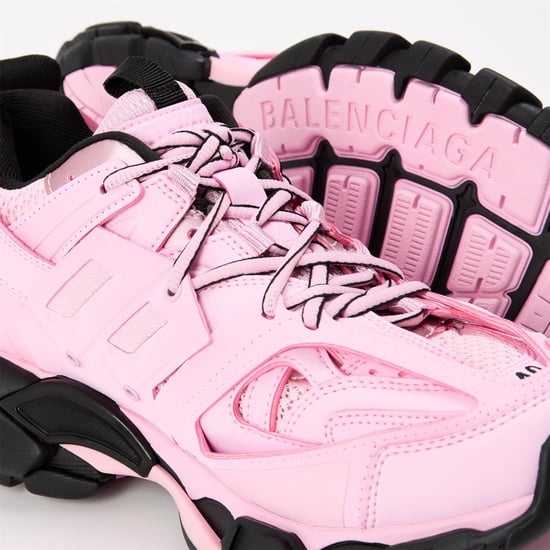 Women's Balenciaga Track Mesh Sneakers in Pink/Black - Image 3