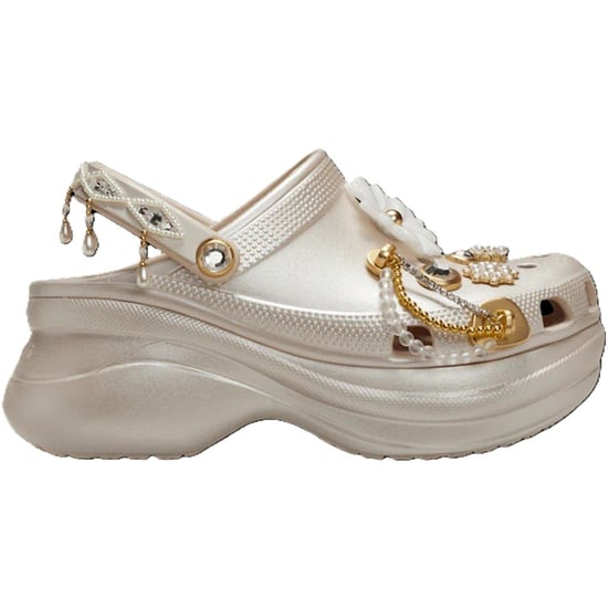 Women's Crocs Bedazzled Shuv Platform Clogs in Quartz - Image 1