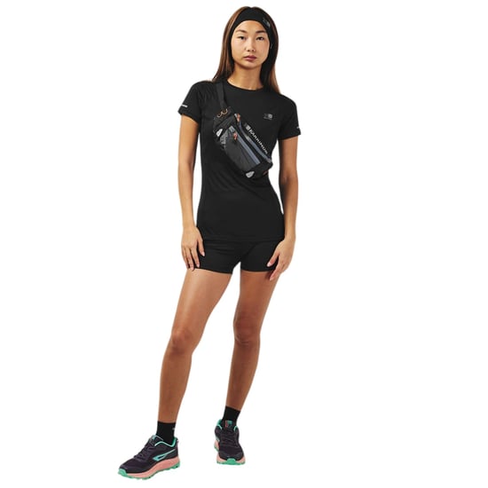 Karrimor Womens/Ladies Back Print Slim T-Shirt (Black) - Image 1