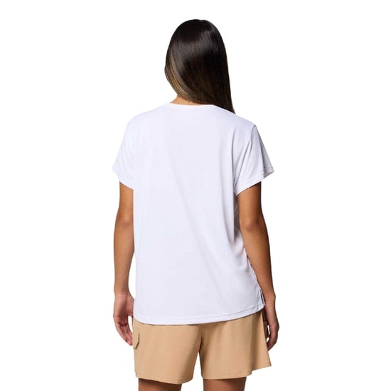 Columbia Womens/Ladies Logo T-Shirt (White) - Image 2