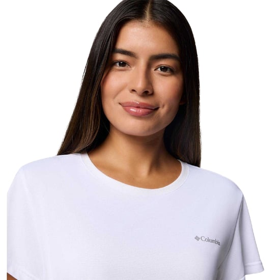 Columbia Womens/Ladies Logo T-Shirt (White) - Image 3