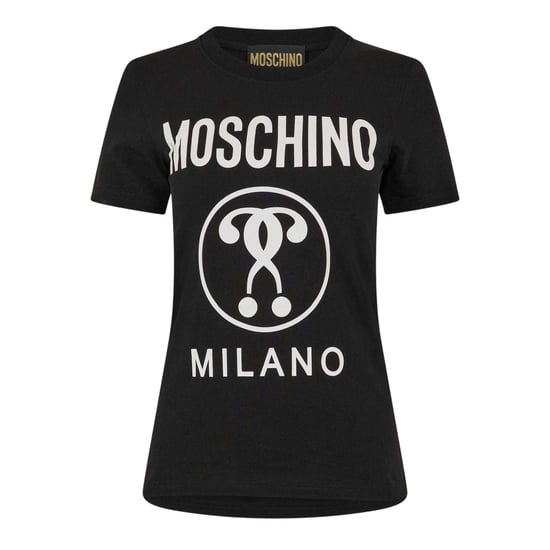 Moschino Dames/Dames Logo T-Shirt (Zwart) - Image 2