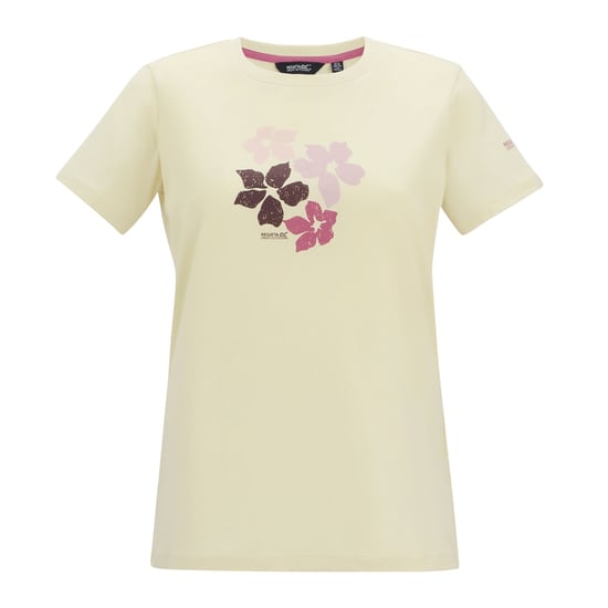 Regatta Womens/Ladies Filandra VX Shadow Flower T-Shirt (Light Vanilla) - Image 2