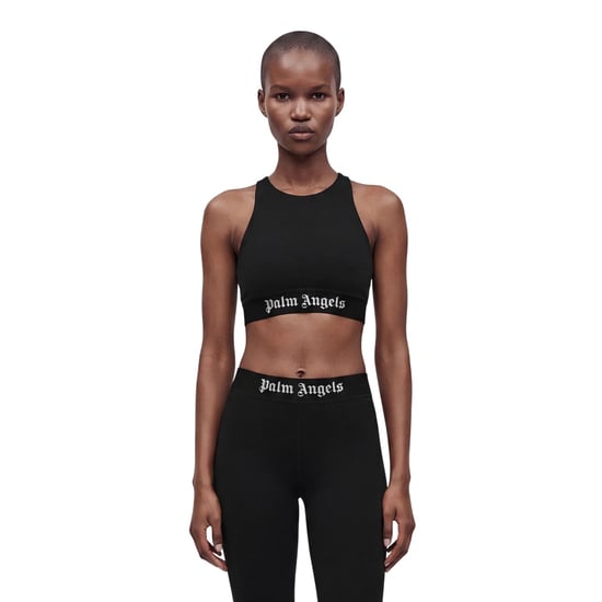 Palm Angels Sportieve crop-top met bandjes voor dames (Zwart, Wit) - Image 4