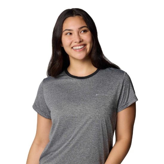 Columbia Womens/Ladies Logo T-Shirt (Black Heather) - Image 3