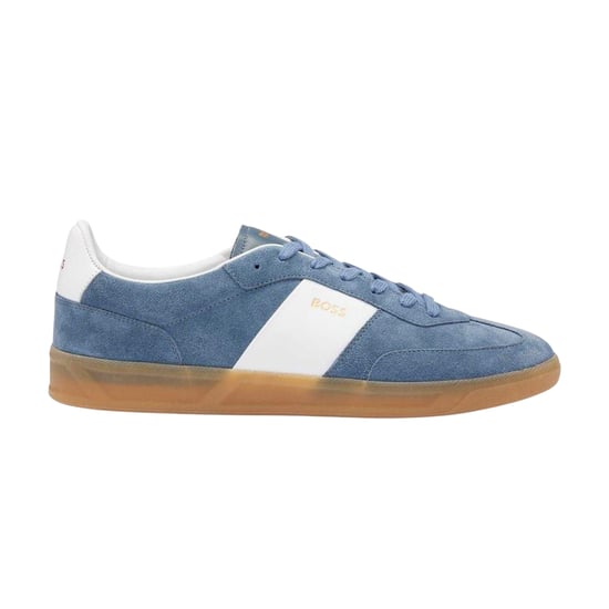 Boss Heren Brandon Suede Trainers (Royaal Blauw) - Image 1