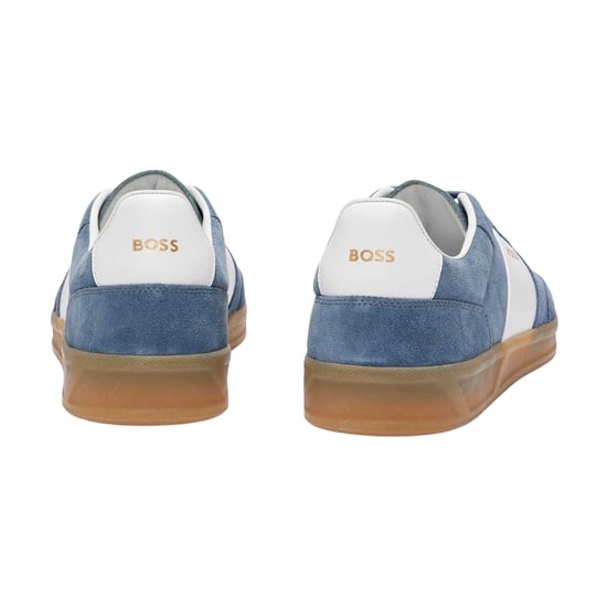 Boss Heren Brandon Suede Trainers (Royaal Blauw) - Image 2