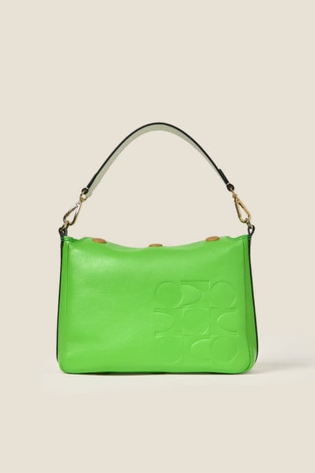 Green Small Softie Shoulder Bag - Lawn Green - Image 4