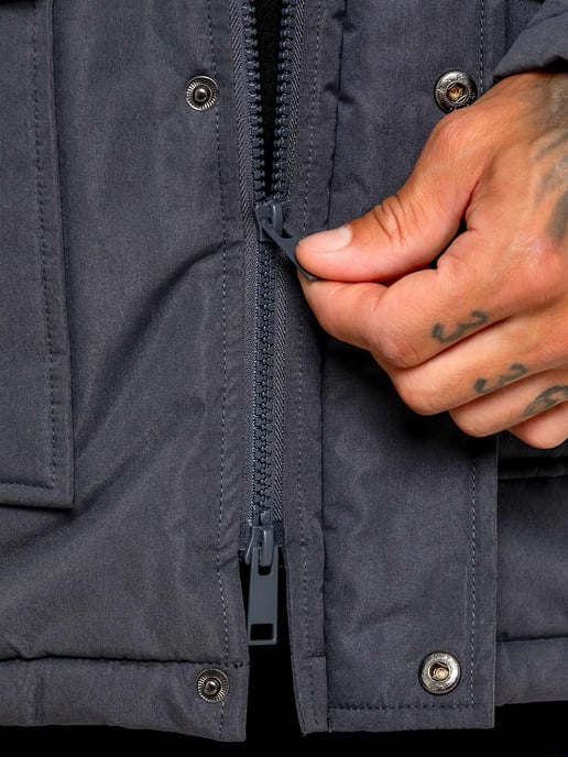 Kruze | Mens Padded Parka Jacket - Image 3