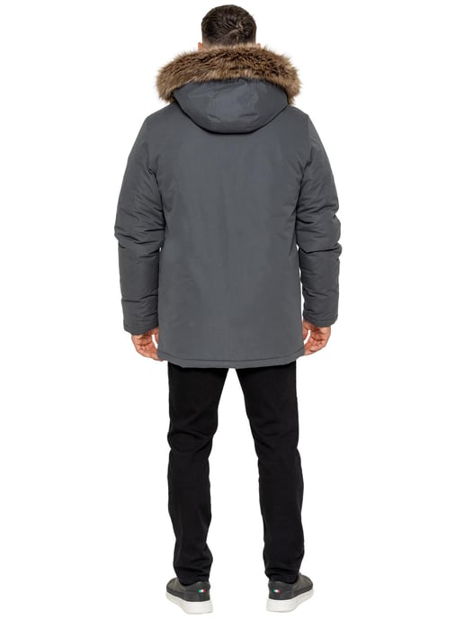 Kruze | Mens Padded Parka Jacket - Image 6