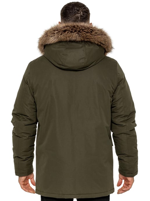 Kruze | Mens Padded Parka Jacket - Image 4